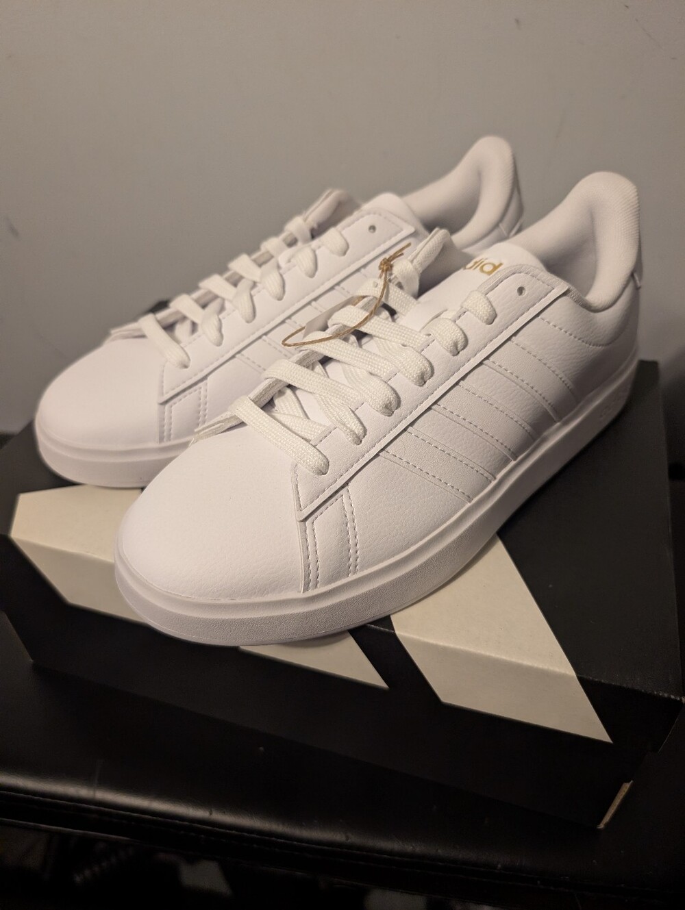 Adidas White Grand Court 2.0 Women's 8.5